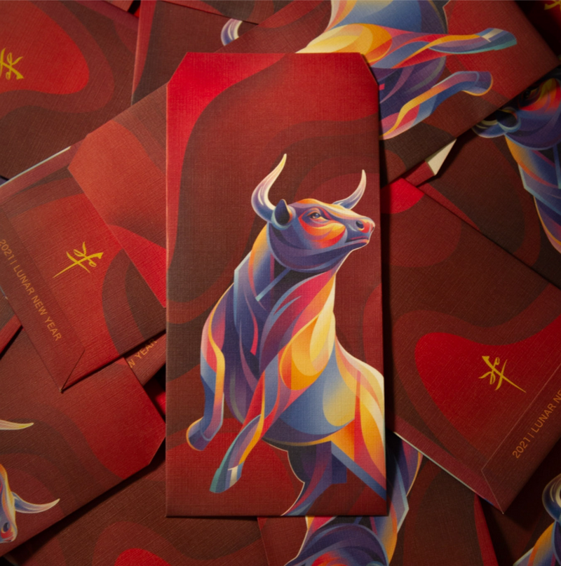 Bull Year Red Envelope