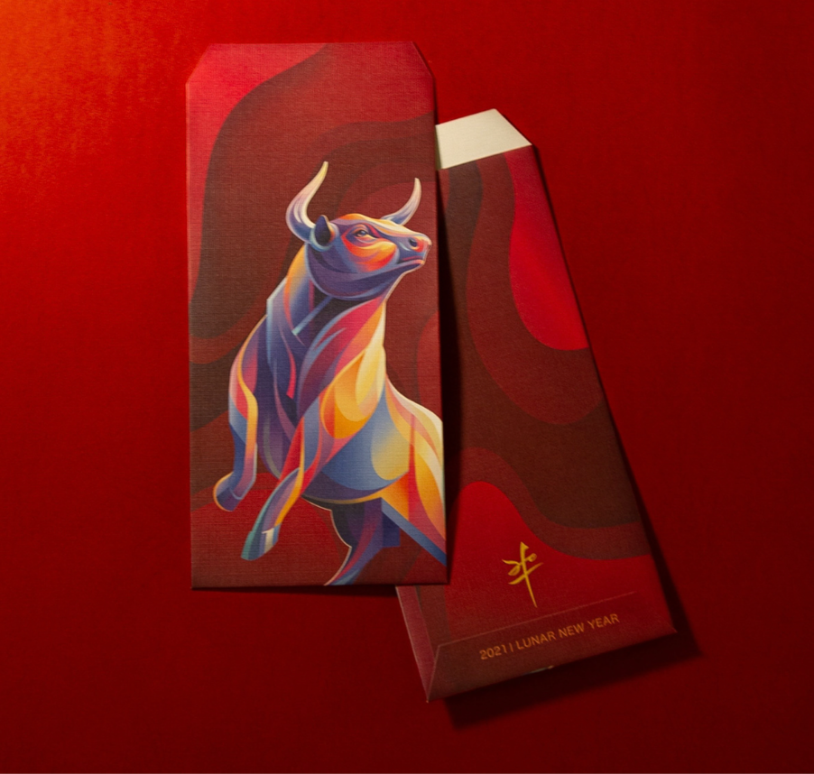 Bull Year Red Envelope