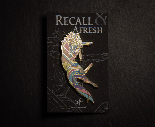 Recall & Afresh Wolf Pin