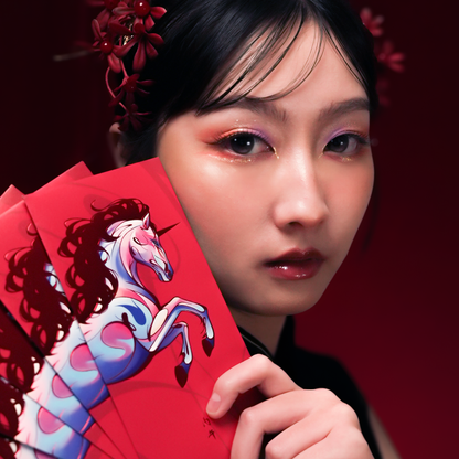 丙午躍焰駒幻獸紅包袋